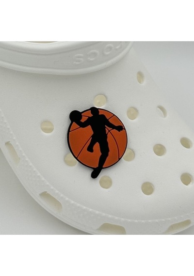 Crocs Terlik Süsü Ve Aksesuarı , Çanta Süsü Renkli Jibbitz Jordn Basket 01 Görselli Figür Aksesuarı Turuncu-siyah Crocs Terlik Süsü Ve Aksesuarı , Çanta Süsü Renkli Jibbitz Jordn Basket 01 Görselli Figür Aksesuarı Turuncu-siyah