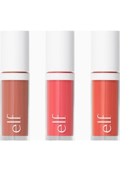 E.l.f. Color Camo Sıvı Allık 3 Lü Set Uzun Ömürlü Ve Doğal Parıltı Allıklar Pembe