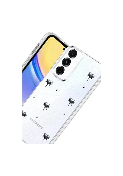 Newface Samsung Galaxy S23 Fe Fiyonk Desenli Kapak - Desen 1 Beyaz