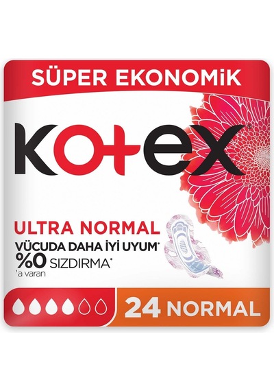 24'lü Ultra İnce Normal Hijyenik Ped, Yüksek Koruma Ve Anti Alerjik