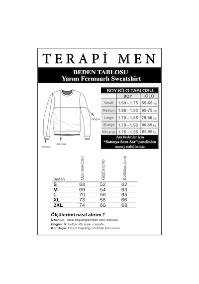 Terapi Men Erkek Siyah Rahat Kalıp Yarım Fermuarlı Bato Yaka Basic Sweatshirt 21k-5200179-2 - Siyah Terapi Men Erkek Siyah Rahat Kalıp Yarım Fermuarlı Bato Yaka Basic Sweatshirt 21k-5200179-2 - Siyah