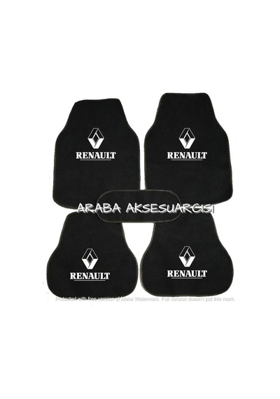 Renault 21 Halı Paspas Siyah Renk