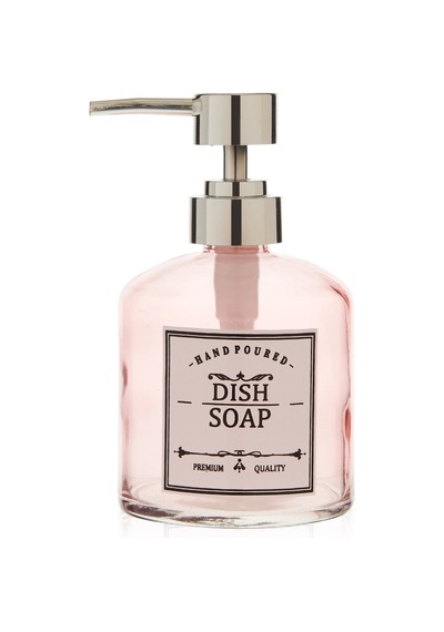 Perottii Dish Soap Cam Sıvı Sabunluk - Asorti - 13x9 Cm Çok Renkli