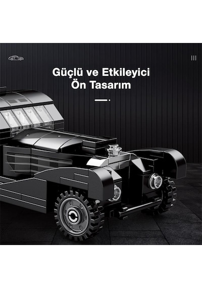 Reobrix Creator 807 Bugatti Type 57sc Atlantic Klasik Araba Yaratıcı Yapı Blok Seti Building Blocks - 278 Parça