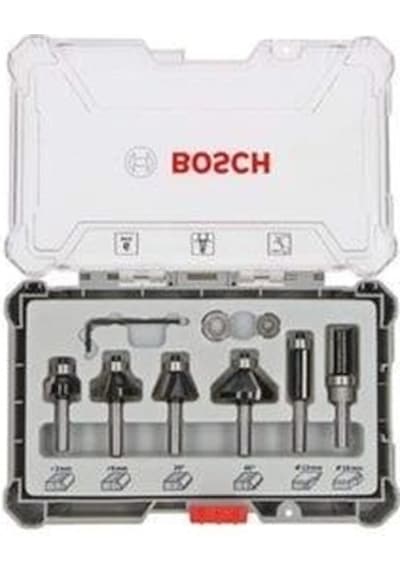Bosch Freze Seti 6 Parça Karışık 8 MM (Pro) - 2607017469