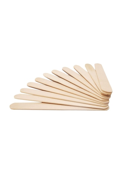 Abeslang Tahta Dil Çubuğu Basacağı Ağda Spatulası 100'lü