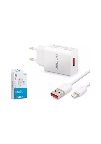 Nodar Nd1001 Apple İphone Uyumlu 12w 2.4a Lightning Hızlı Şarj Seti