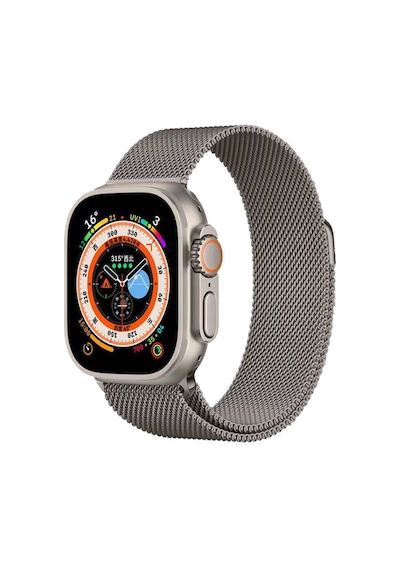 Apple Uyumlu Watch Ultra 49mm Zore Krd-98 Metal Kordon