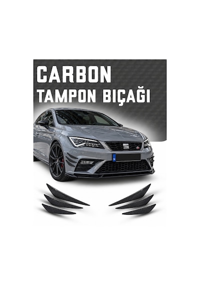 Seat Leon Tampon Bıçağı Karbon 6'lı Kanatlı