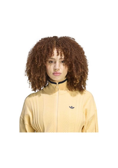 Adidas Knıt Kadın Spor Eşofman Üstü - Kr7047 Sari