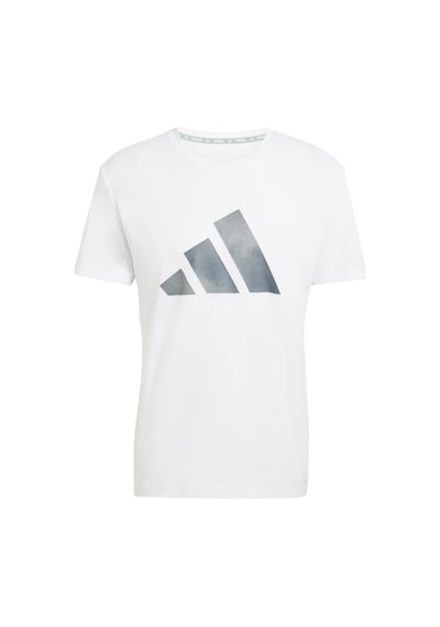 Adidas Erkek Logolu Koşu Ve Antreman Tişörtü Run Ess Bl T M Ke3547 White