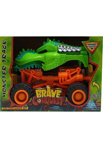22 Cm Monster Araba 6545 Yeşil