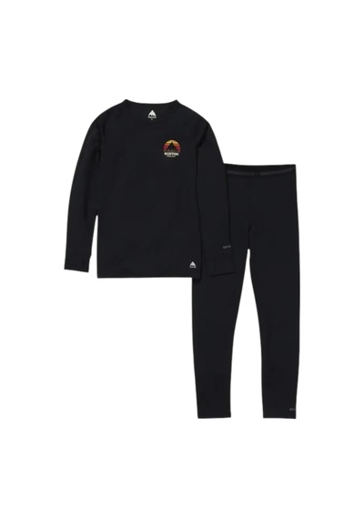 Burton Burton Lightweight Base Layer Set Unisex Çocuk Siyah Içlik Set 002 Siyah
