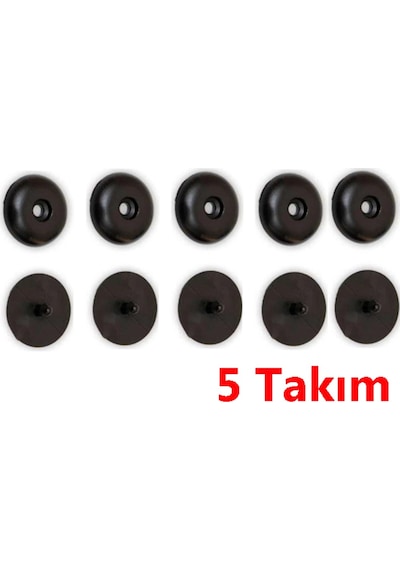 Siyah Emniyet Kemeri Klipsi 5 Takim Dügmesi Stop Dügme Toka Kemer 534463694