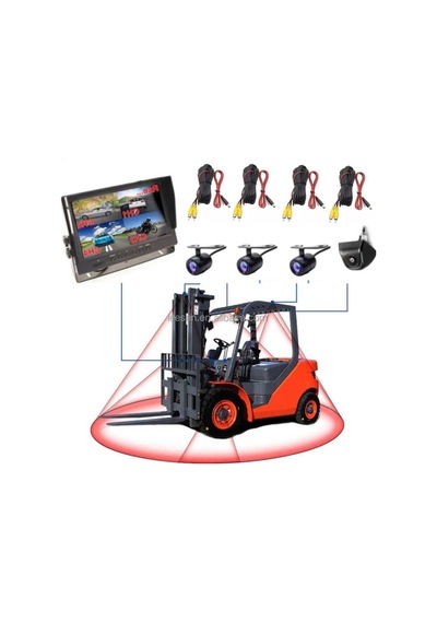 Navıgold Ds-7500 4 Kamera Monitörlü Kartlı Mobil Kamera Seti