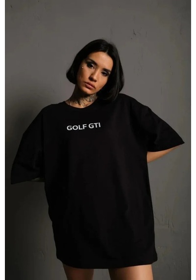 Butik İstanbul Oversize Baskılı Tişört Golf Gtı Retro Araba Desenli, Ön - Arka Dijital Baskı, Sokak Modası Stil - Siyah Butik İstanbul Oversize Baskılı Tişört Golf Gtı Retro Araba Desenli, Ön - Arka Dijital Baskı, Sokak Modası Stil - Siyah