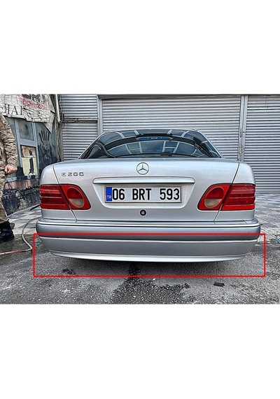 Mercedes W210 Avangarde Arka Tampon Eki Fiberglass Boyasız
