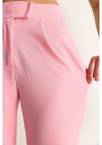 Shade Kadın Beli Cırtlı Rahat Palazzo Pantolon 3826 60261150 - Toz Pembe