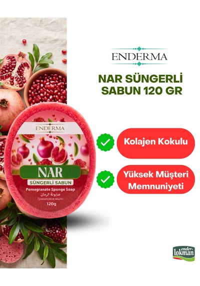 Nar Süngerli Sabun 120gr