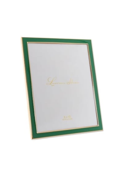Cilalı Emaye Resim Çerçevesi, Polistiren, Yeşil, 8 X 10