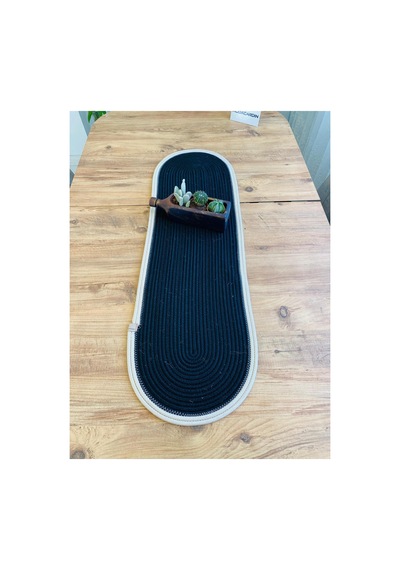 Jüt, Hasır, Dekoratif Masa Örtüsü, Runner 30x80 Cm, Amerikan Servis, Sehpa Örtüsü, Bohem Tarzı Siyah Krem Siyah Krem Jüt, Hasır, Dekoratif Masa Örtüsü, Runner 30x80 Cm, Amerikan Servis, Sehpa Örtüsü, Bohem Tarzı Siyah Krem Siyah Krem