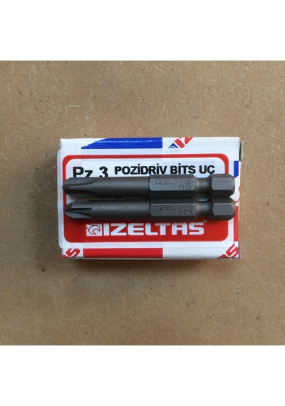 İzeltaş Ph3 Pz3 Kalın Yıldız Sıkma Uç Bits Uç 50 Mm 2 Adet