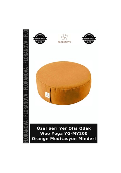 Özel Seri Yer Ofis Woo Yoga Yg-my200 Orange Meditasyon Minderi Turuncu