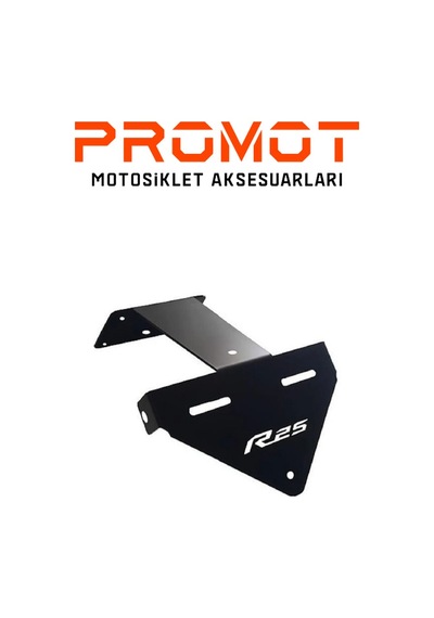 Motor Plakalık Yamaha R25 Katlanmaz Plakalık Sinyal Bağlantılı 2014 / 2024 Modele Uyumlu