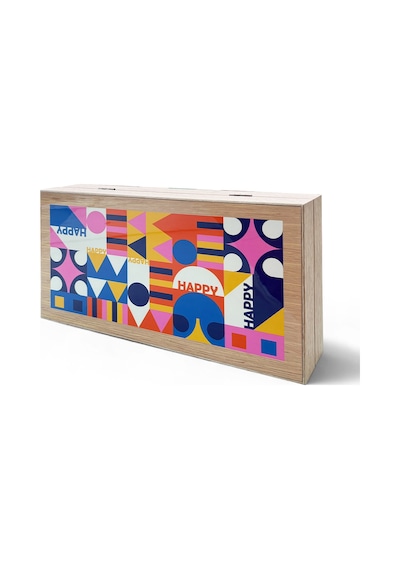 Biggdesign Happy Tavla, Çizilmez Zeminli, Mıknatıslı Mdf Kasa, 2 Kat Vernik Cilalı