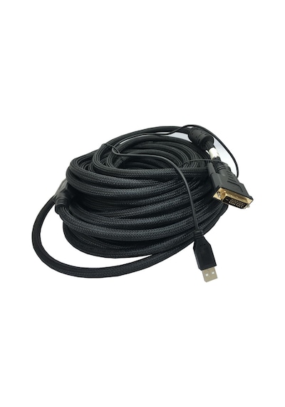 Dvı erkek erkek kablo dvı 24+1 usb power kablo 20 m