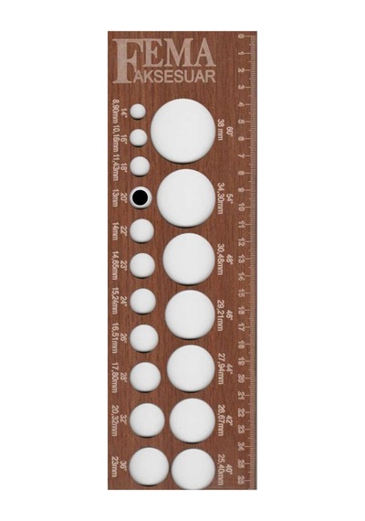 Metalize Düğme Takım Büyük-12 1,8 Cm Adet Küçük-6 Adet 1,3 Cm - 692486813