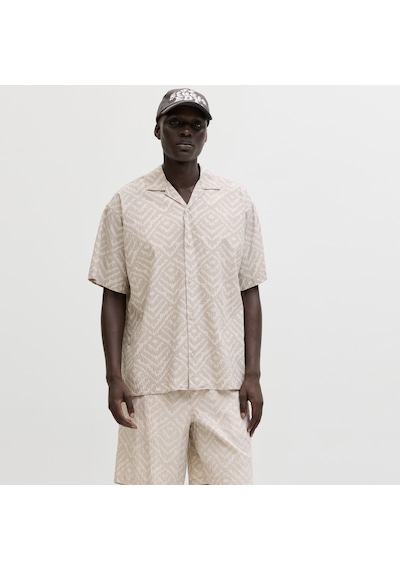 Jack & Jones Erkek Resort Yaka Gömlek - Milo - 12288928 Çok Renkli
