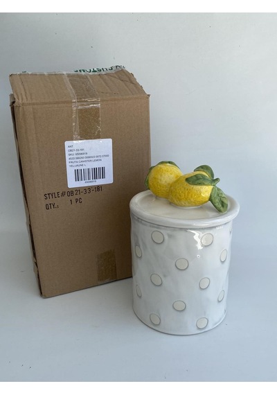 Anthropologie Limon Motifli Porselen Meyve Kutusu