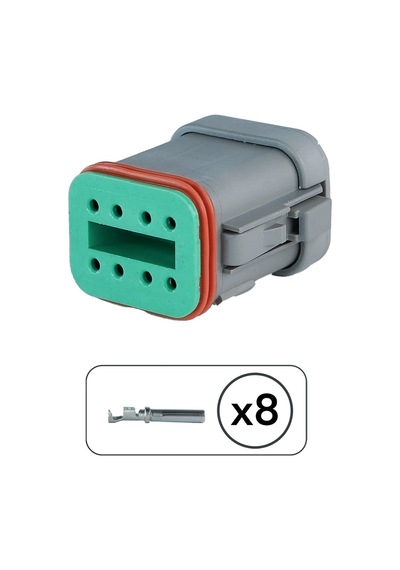 Dt06-8s Erkek Konnektör 8 Pin Kablosuz