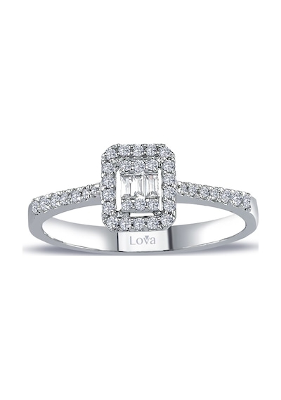 Lova 0,25 Karat Baget Pırlanta Yüzük - 1030249