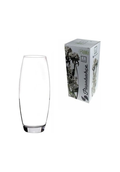 Paşabahçe Flora Cam Vazo 43966 Beyaz