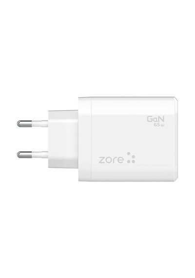 Ariatech Always-01 Gan Tech Type-c Pd4.0 Usb-a Qc3.0 Hızlı Şarj Özellikli Seyahat Şarj Başlığı 65w - Bey Beyaz