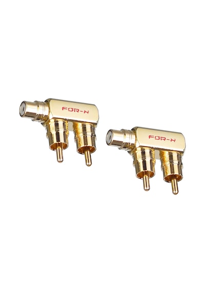 For-X 2 Rca Erkek 1 Rca Dişi Oto Amfi Sinyal Birleştirici Xy-54T