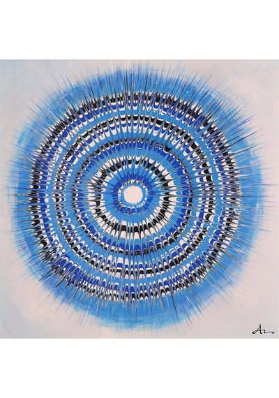 Soyut El Yapımı Yağlı Boya Tablo 75x75cm