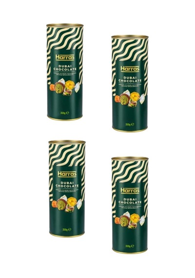 Antep Fıstığı Kadayıflı Dubai Çikolata 4 Adet X 200gr