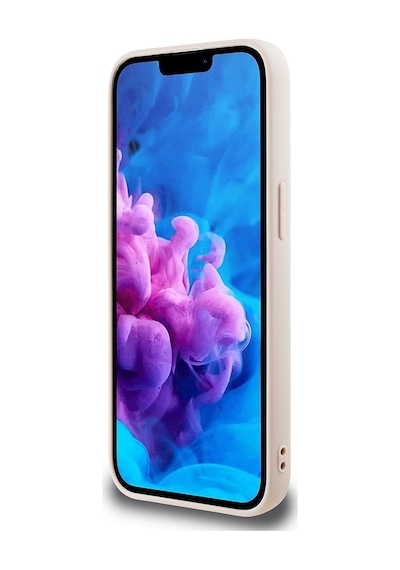 Apple iPhone 16e Uyumlu Kılıf Guess Lisanslı 4g Desenli Script Metal Logolu Kapak Pembe