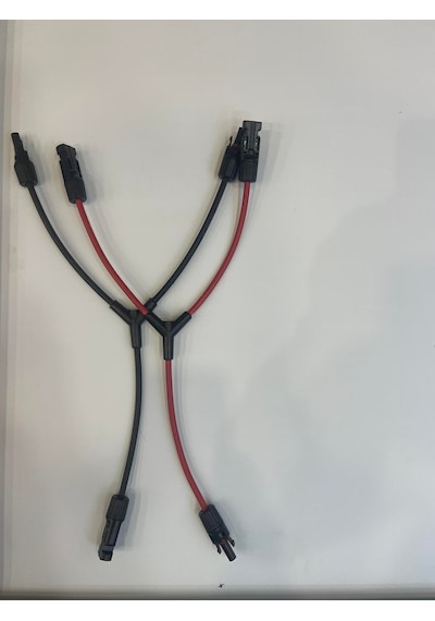 Sunpro MC4 Solar Konnektör 2 İn 1 Kablolu Paralelleme 2'Li