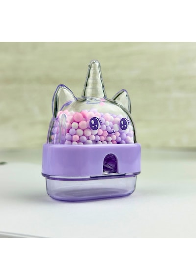 Sevimli Unicorn Boncuklu Mikro Kırtasiye Hazneli Kalemtıraş Okul Ve Kırtasiye Alışverişi