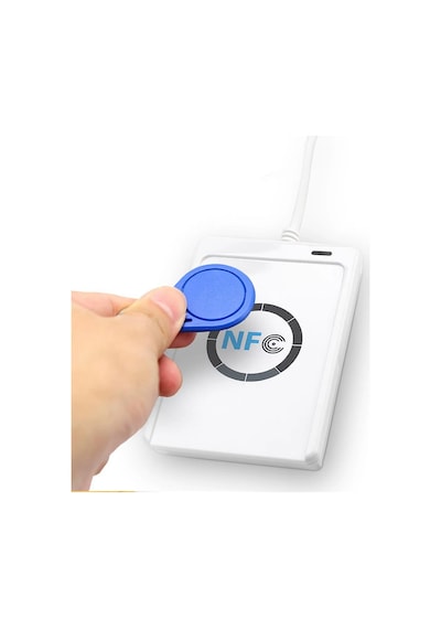 Acr122u 13.56mhz Rfid Okuyucu Yazıcı Usb Kopyalayıcı Nfc Manyetik Kart Anahtarlık Etiket Okuyucu