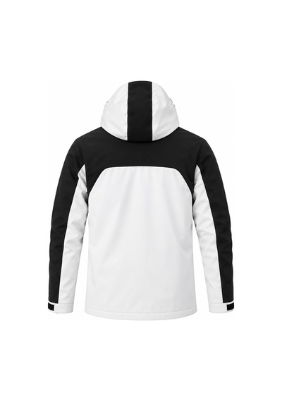 Ghassy Co. Ski Pro Series Kayak İçi Polarlı Rüzgar Geçirmez Su İtici Outdoor Softshell Mont Beyaz