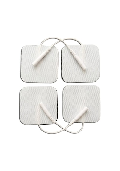 Fizyopol 5 x 5 CM Kablolu Kare Tens Pedi 4'lü