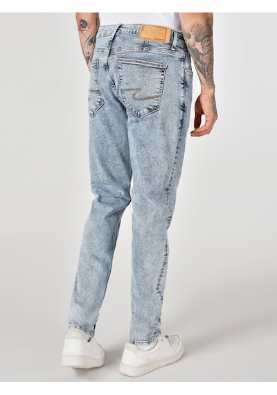 Colin's 041 Danny Slim Fit Düşük Bel Düz Paça Mavi Erkek Pantolon CL1064361_Q1.V1_DN42706