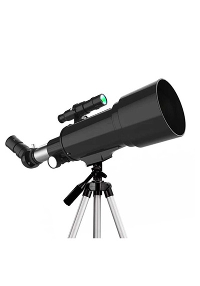 400x70mm Hd Refraktör Teleskop - 150x Büyütme Telefon Adaptörlü - Profesyonel Kara Ve Uzay Seyir