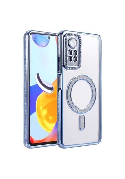 Redmi Note 12 Pro 4g Joke Simli Magneticsafe Kılıf - Mavi Bz8683140894931
