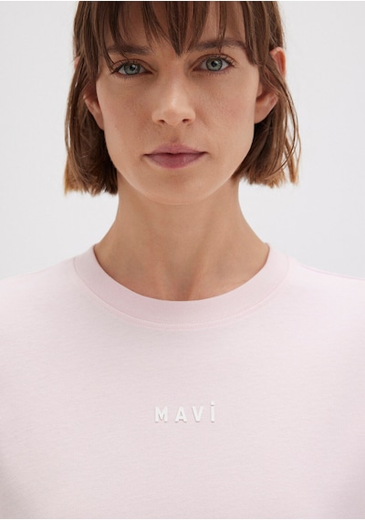 Mavi Kadın Mavı Baskılı Tişört Pink-a Boo 1612518-89200 Pembe
